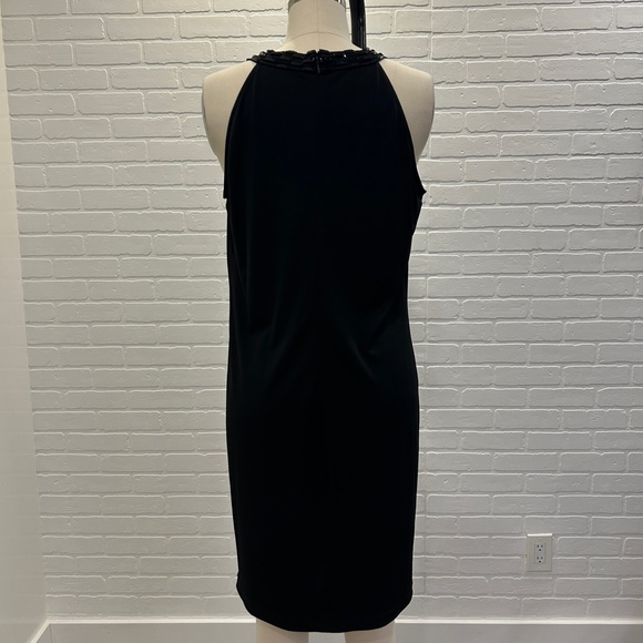 CALVIN KLEIN Black Dress with Beading Detail - Picture 4 of 6